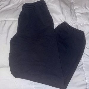 black sweatpants